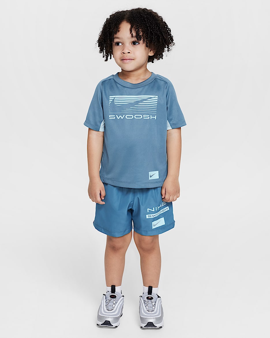 日本に 2-Piece Toddler Dri-FIT Nike Multi Nike.com Set. Shorts Woven ナイキ